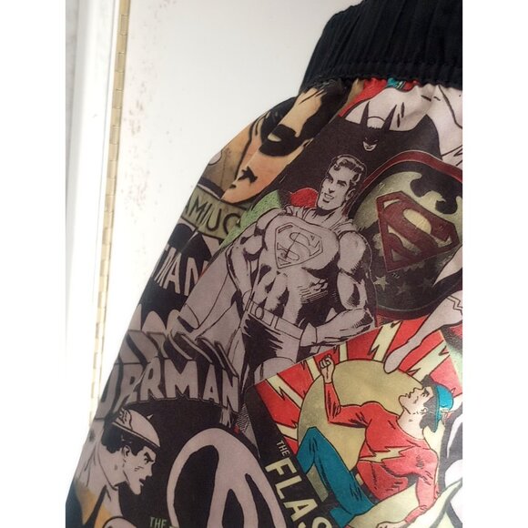 DC Comics Men's Batman Robin Superman Flash Board Shorts Swim Trunks - Size L - Picture 7 of 7